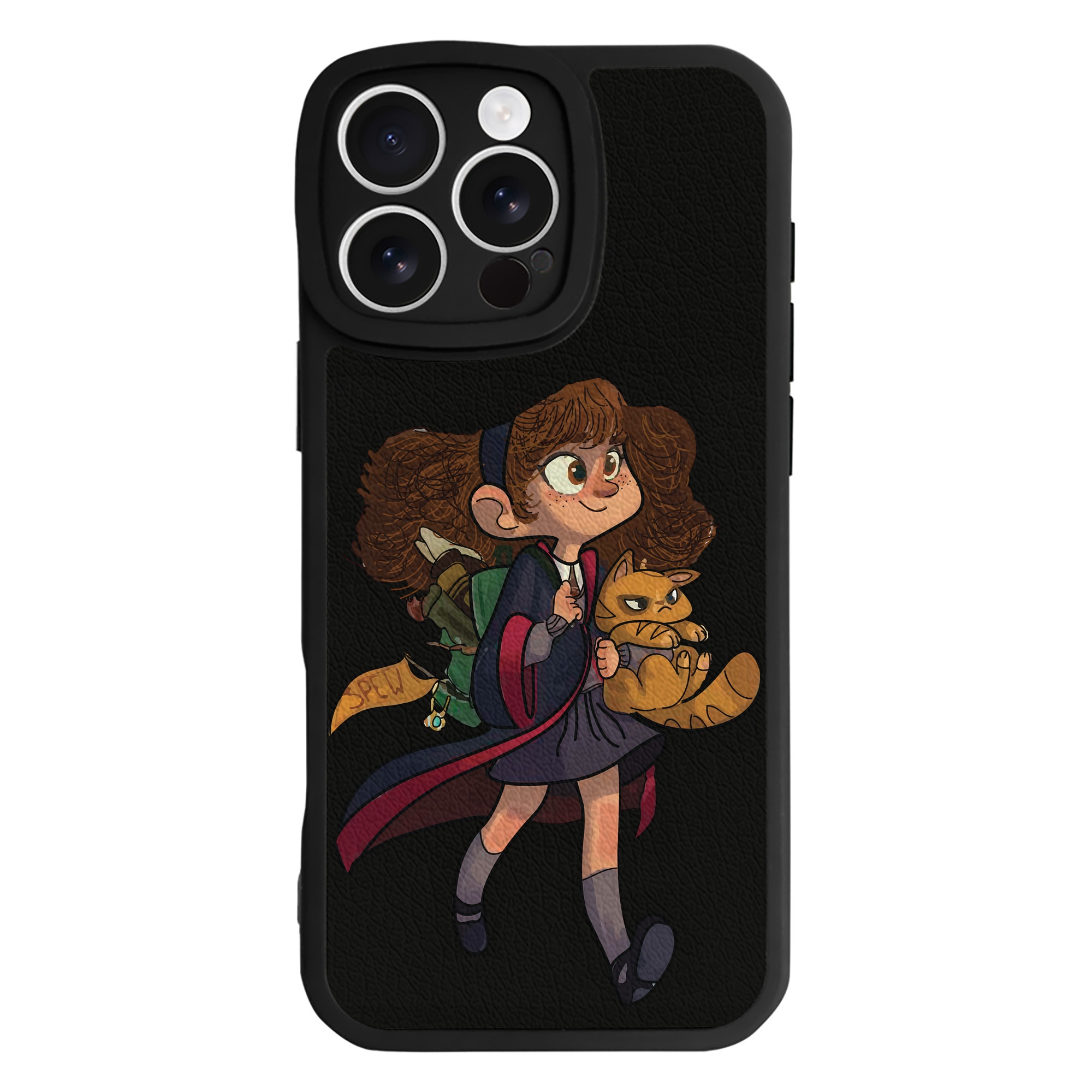 （画像用） Harry Potter ハリー・ポッターシリーズ 【iPhone 16シリーズ対応】シリコンスマホケース（レザー調） 材質：シリコン
